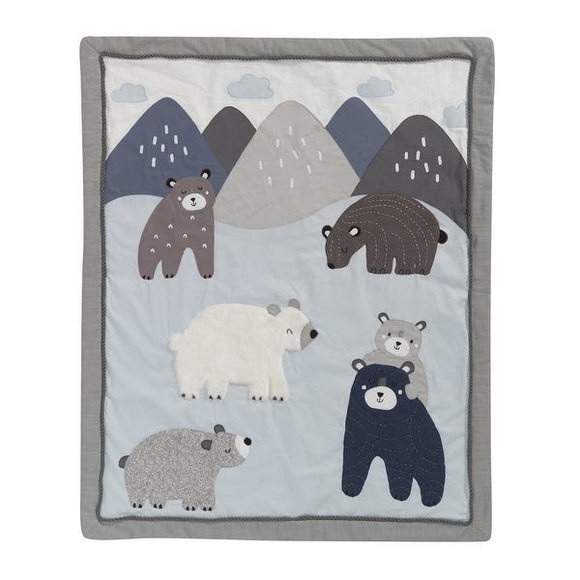 Other - Lambs & Ivy Montana Woodland Bear Crib Bedding Set